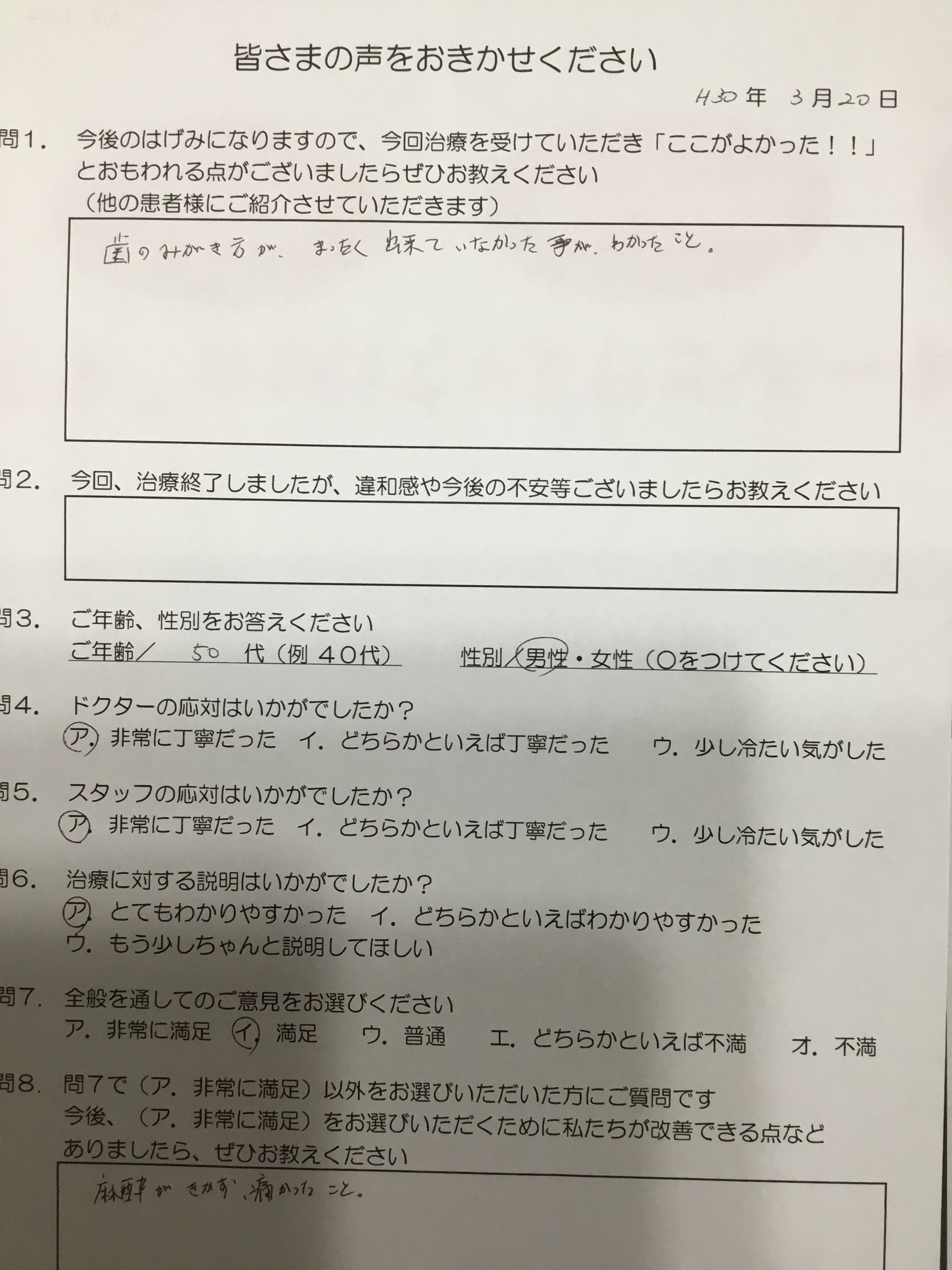 伊賀市在住、口コミ、歯医者