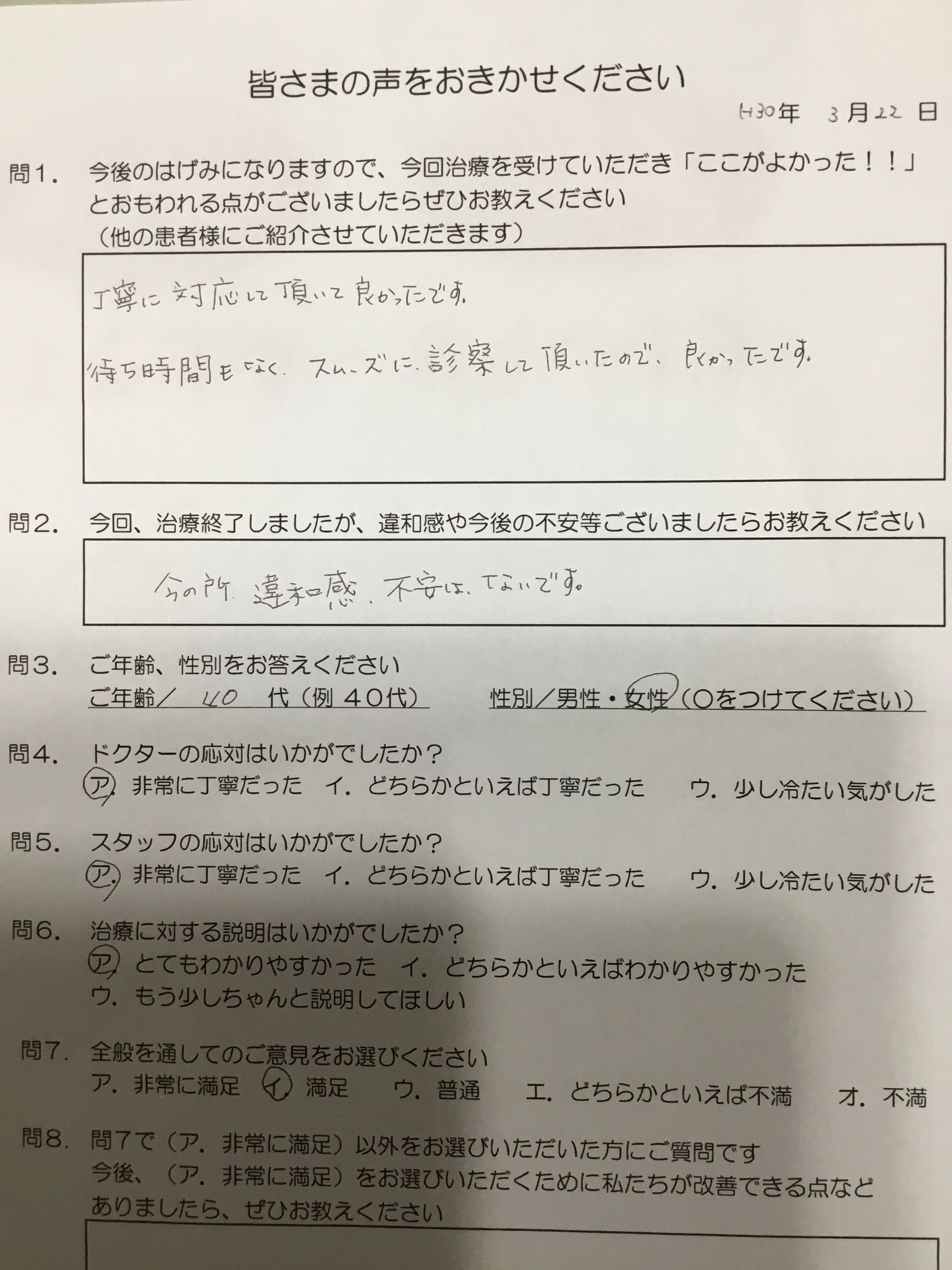 宇陀市在住、歯医者、口コミ