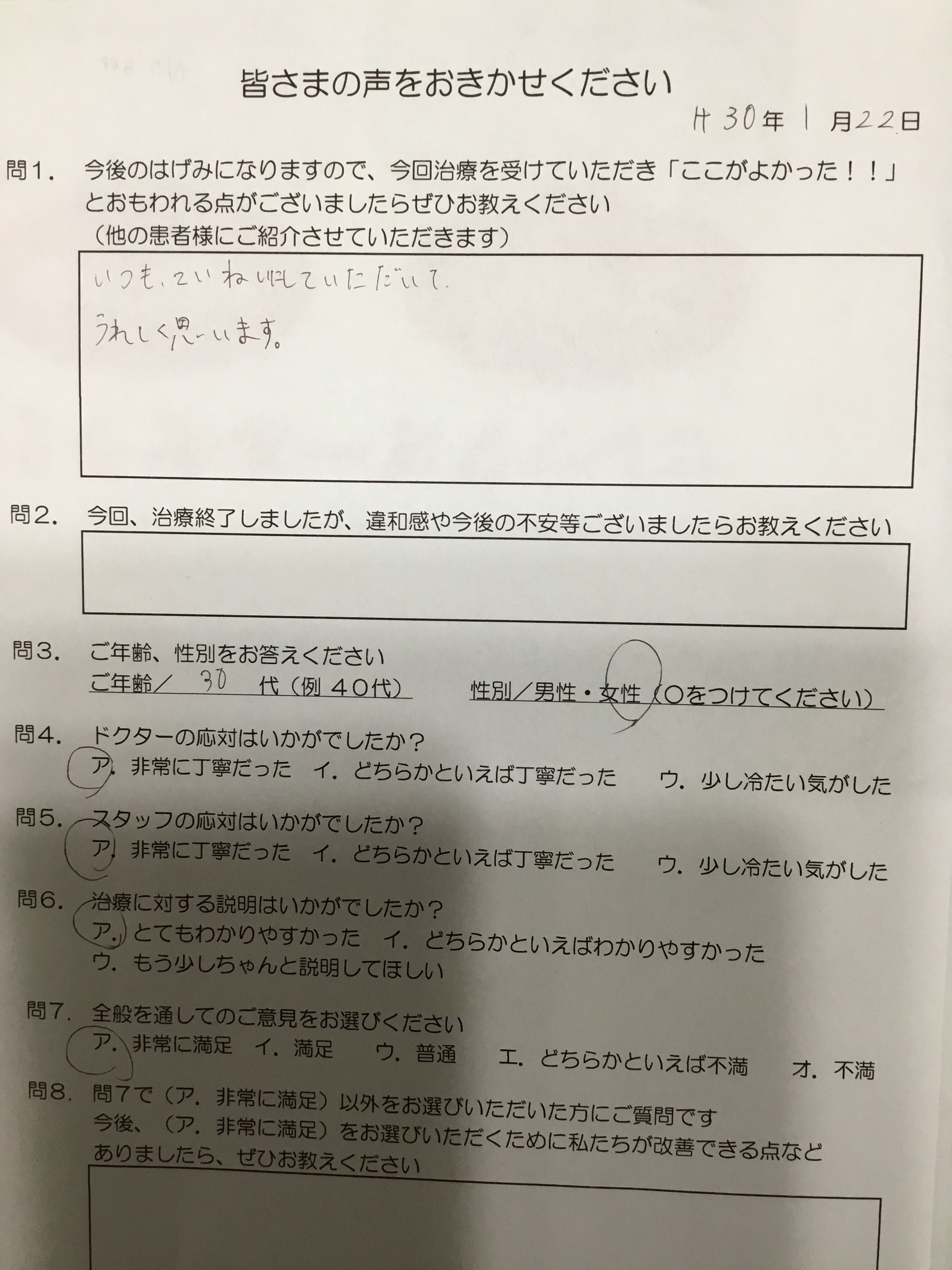 伊賀市在住、口コミ、歯医者